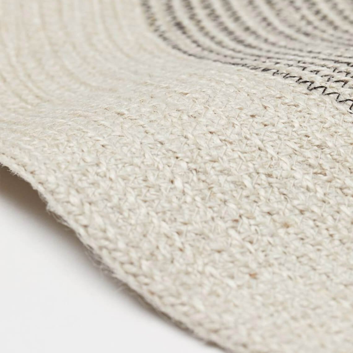 Round Jute Floor Mat - Image 2